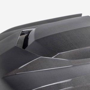 Chevrolet Silverado Hood - Anderson Composites - Type-AZ - Carbon Fiber - `20-`24